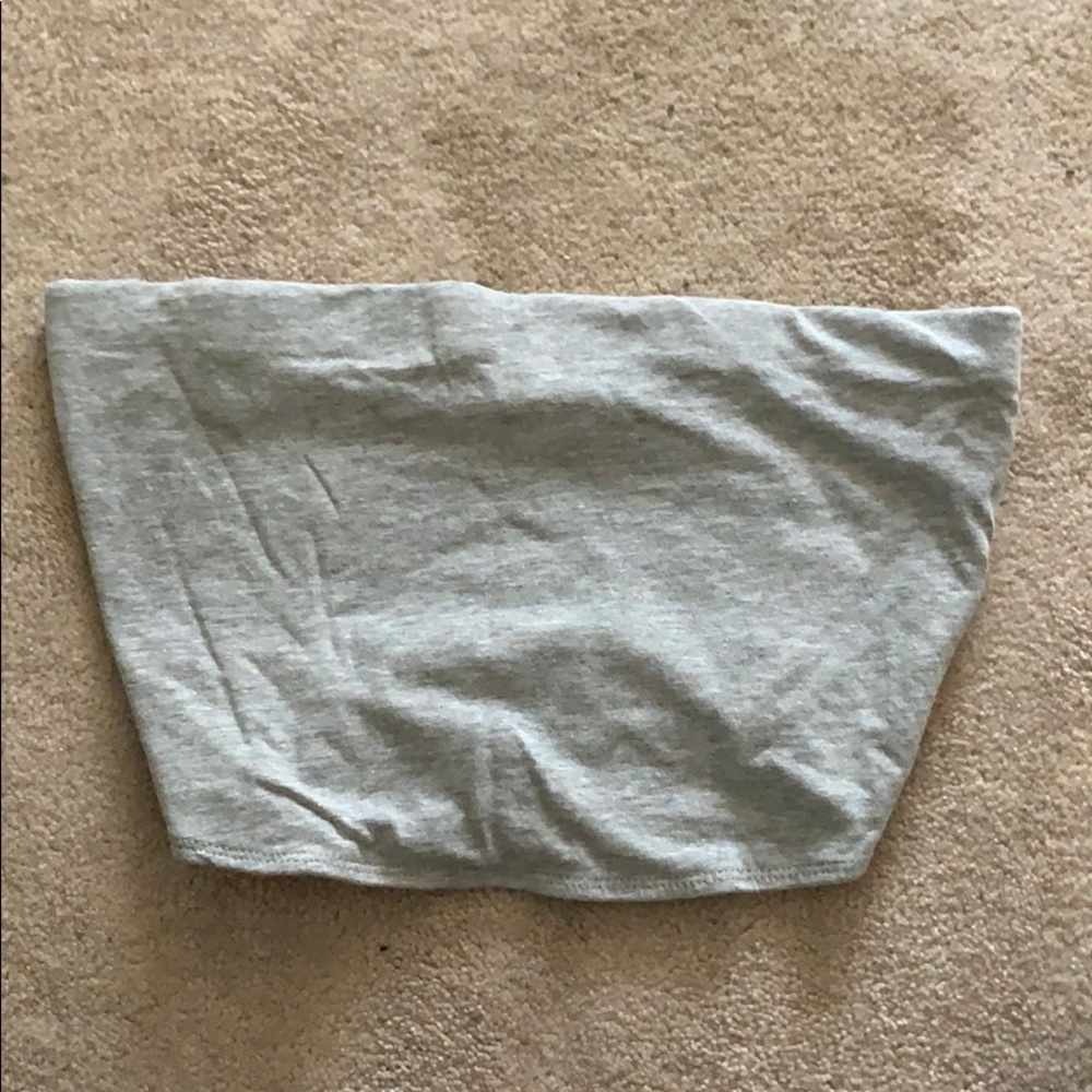 Gray Tube Top
